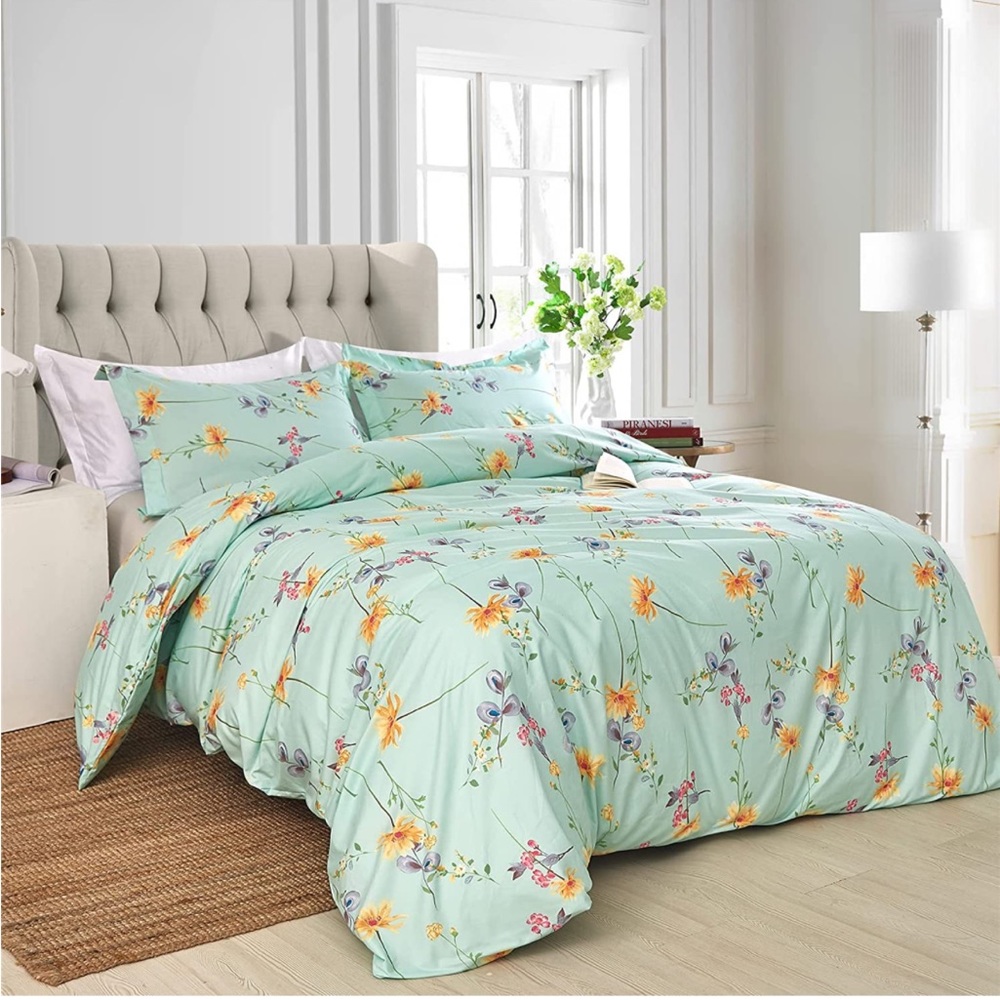 DUVET & 2 pillow shams for king size bed - Picture 2 of 7